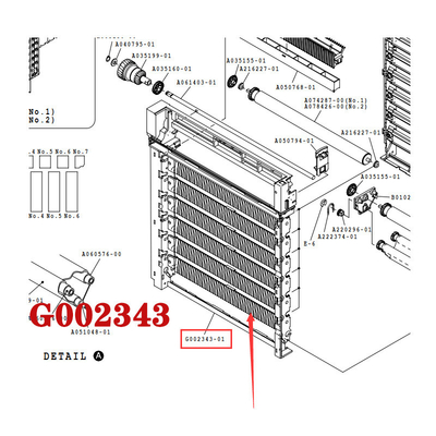 จีน Noritsu QSS 29/32/37 Minilab ชั้นวางอะไหล่ G002344 G002343 ผู้ผลิต