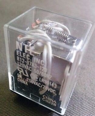 จีน NTE RELAY R12-17A3-120 120 VAC 5 แอมป์ R1217A3120 NORITSU MINILAB ผู้ผลิต
