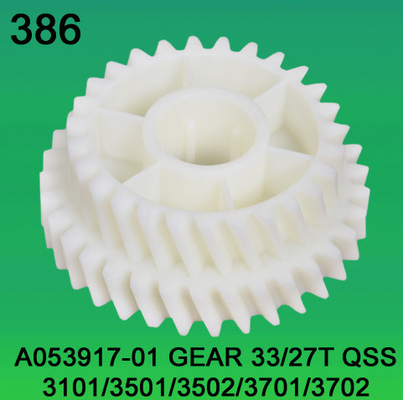 จีน A053917 01 ฟันเฟือง 33/27 สำหรับ NORITSU Qss2701 2901 33 3101 3501 3502 3701 3702 Minilab ผู้ผลิต