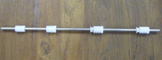 จีน Fuji frontier minilab part 319H0047 VERTICAL SHAFT ASSY photo lab ใช้ ผู้ผลิต