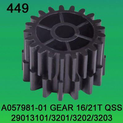 A057981-01 เกียร์ TEETH-16/21 สำหรับ NORITSU qss2901,3101,3201,3202,3203 minilab ผู้ผลิต