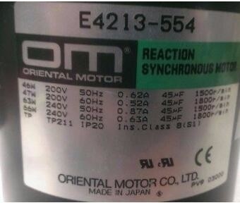 I041963 NORITSU Minilab อะไหล่ ORIENTAL MOTOR E4213 554 ปฏิกิริยาซิงโครนัส ผู้ผลิต