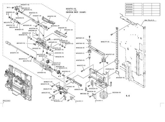 C005963 Noritsu 3001 อะไหล่ Qss3021 33 Minilab Printer แผ่นเคลื่อนที่B ผู้ผลิต