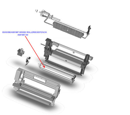 A081987 Noritsu Minilab อะไหล่ QSS3501 Fuji Frontier LP7100 Minilab Roller ผู้ผลิต