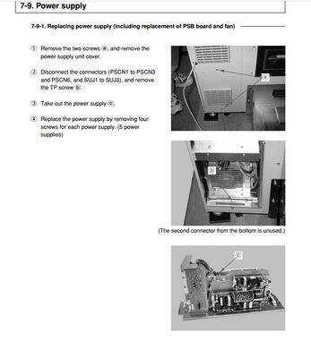 AAAA71001026 / AAAA 71001026 Konica Minilab Power Supply มือสอง ผู้ผลิต
