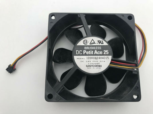 Fuji Frontier 340 Minilab พัดลมอะไหล่ 24vdc 80mm x 25mm จากเครื่องพิมพ์ที่ใช้งานได้ ผู้ผลิต